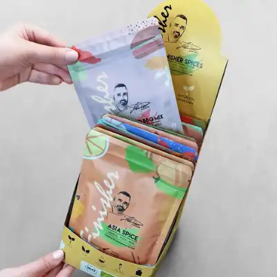 Abbildung des Finishers von Luis Dias – Gewürze – BrandingByMates Referenz Design, Produktion