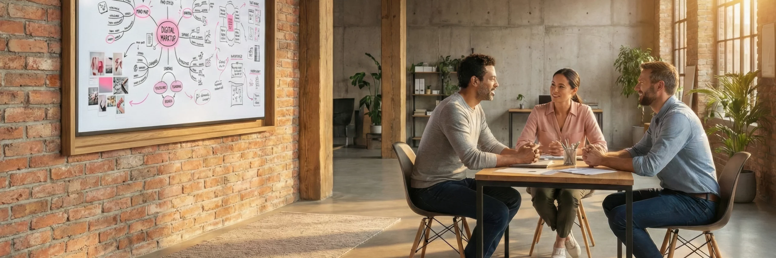 Strategischer Branding Workshop zur Definition der Markenidentitaet.