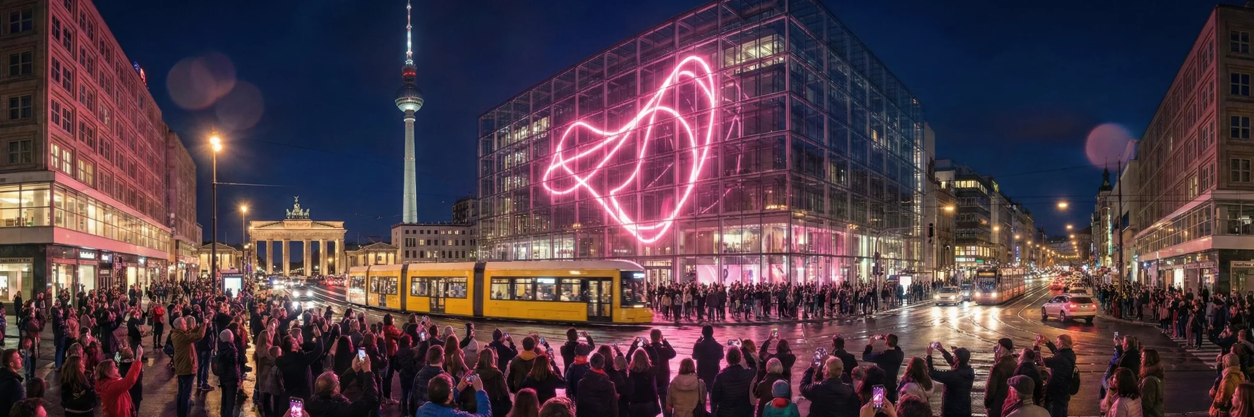 Moderne Markeninszenierung im urbanen Raum.